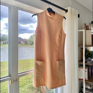 Peach Shift Dress